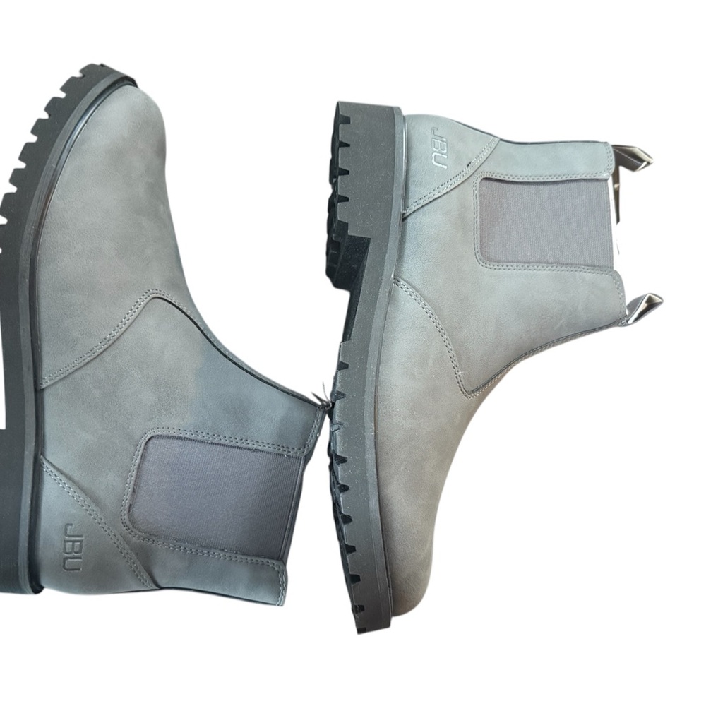 JBU Kai Slip and Water-Resistant Mens Chelsea Boot Grey New in Box with Tag - Picture 5 of 14